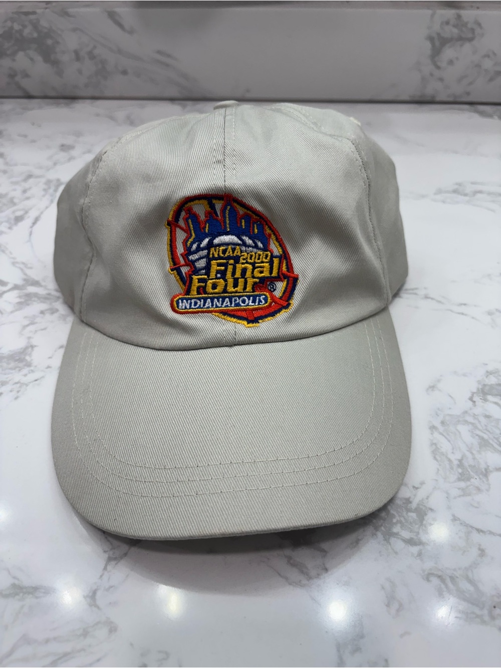 VTG 2000 NCAA March Madness Final Four Indianapolis Beige Baseball Cap
